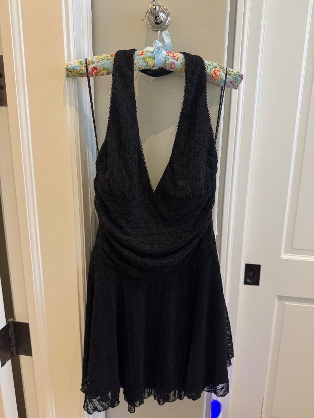 Gab and Kate Black Halter Ronan Mini Dress